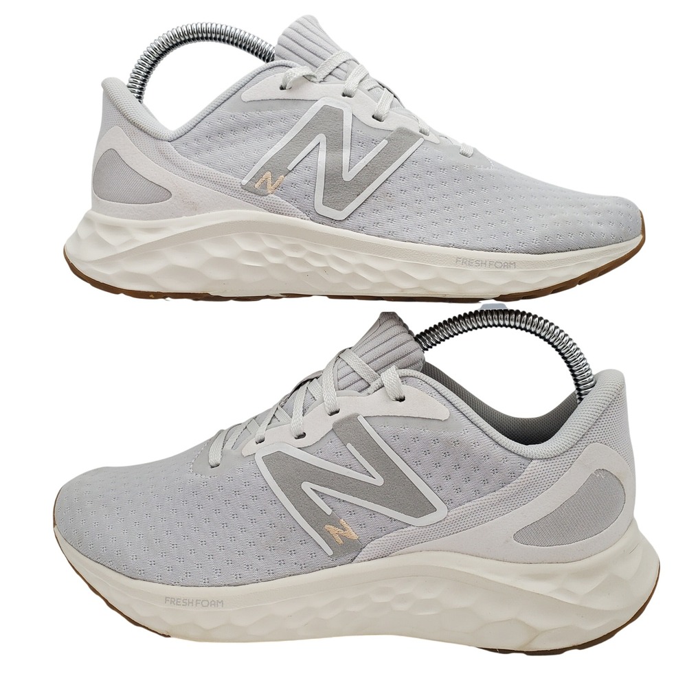 New Balance Fresh Foam Arishi v4 Running Sneakers Gray White Gum Women's Size 8 - Picture 2 of 8